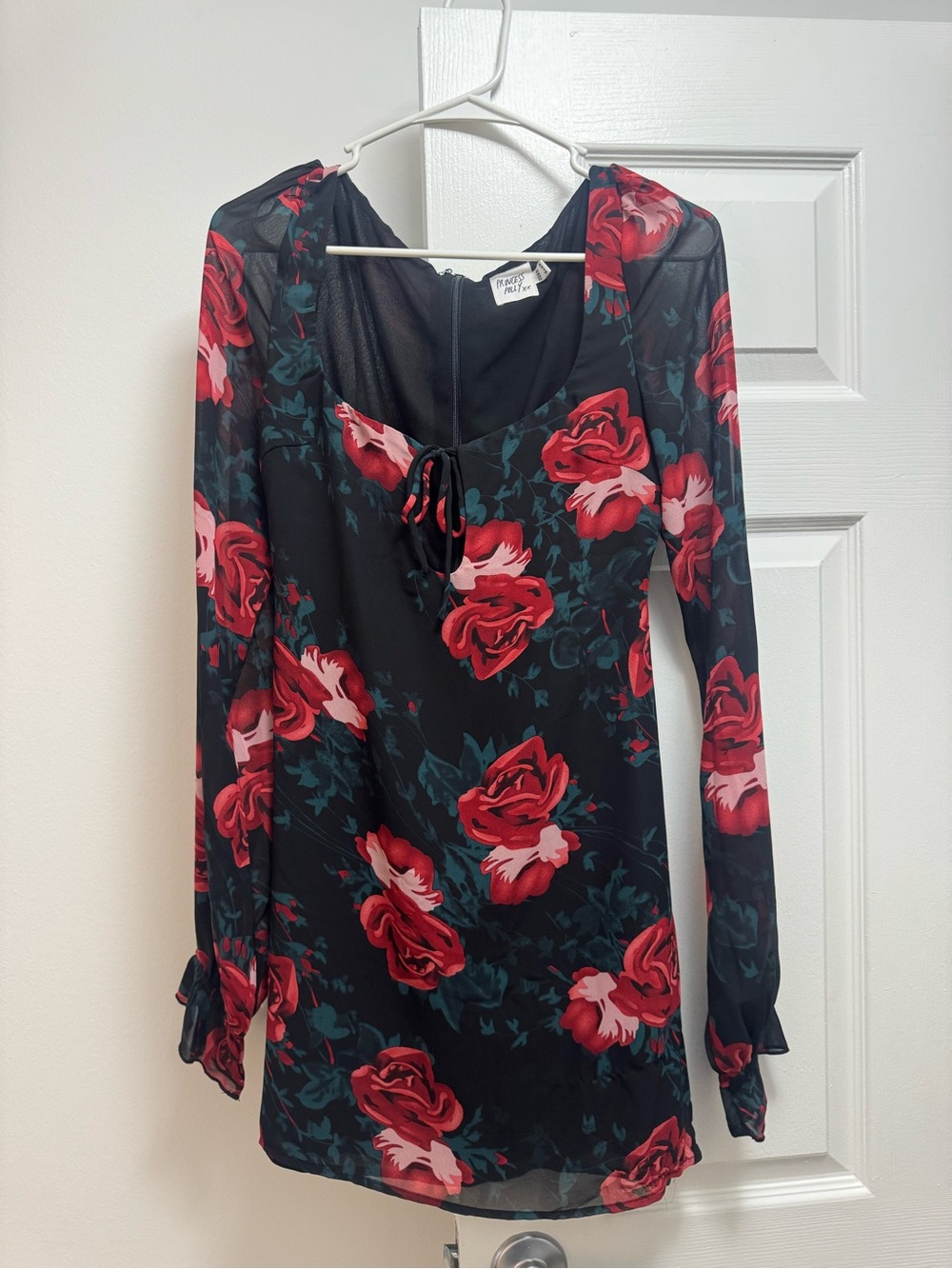 Princess polly Floral Long Sleeve Dress Print SIZE 6 - Picture 2 of 2